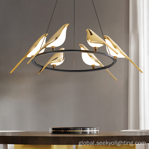 Nordic Ceiling Lights modern bird chandeliers for high ceilings Supplier